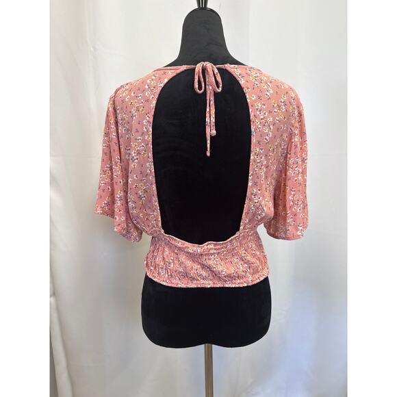 Floral blouse with open back size L
Ptp-19
Length-17 - Picture 3 of 4
